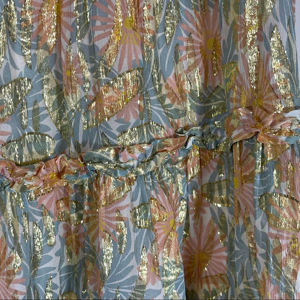 Sezane Laureline Jungle Printaniere Silk Dress - Picture 7 of 11